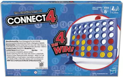 Hasbro Connect 4 Classic Board Game - Multicolor