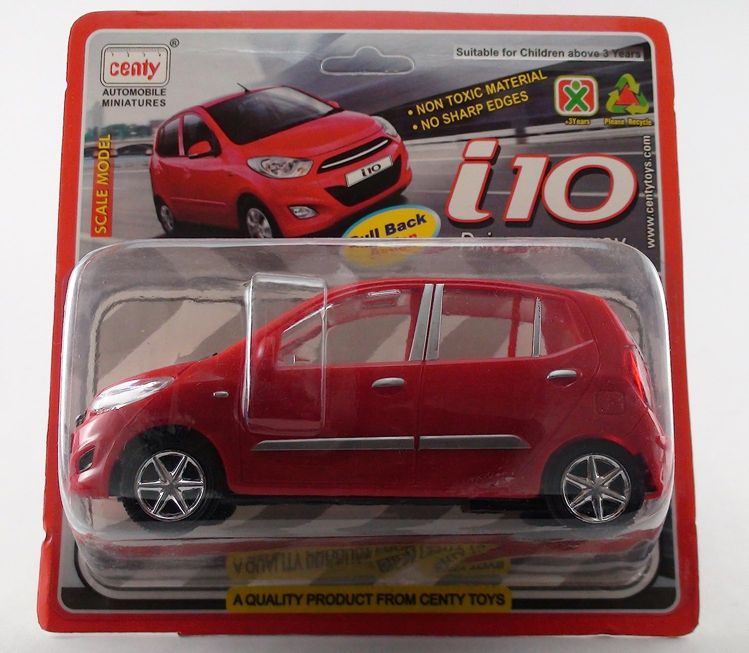 Centy Toys Hyundai i-Ten Model Of Car - Color May Vary