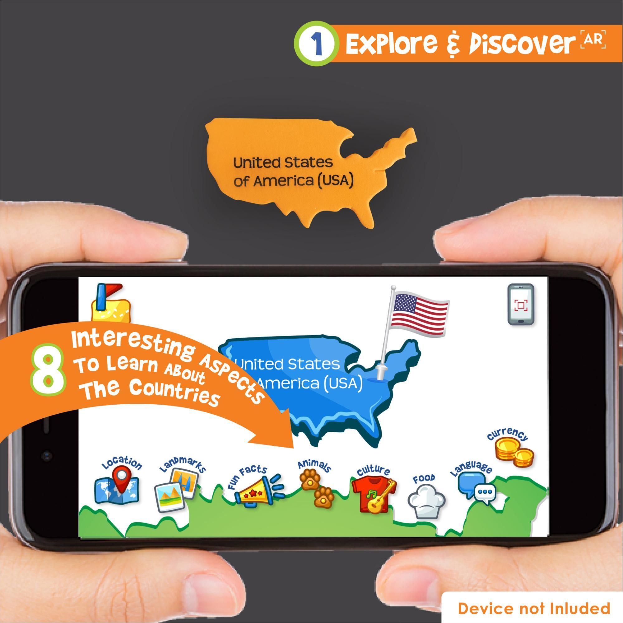 Imagi Make Mapology World with AR - Multicolor