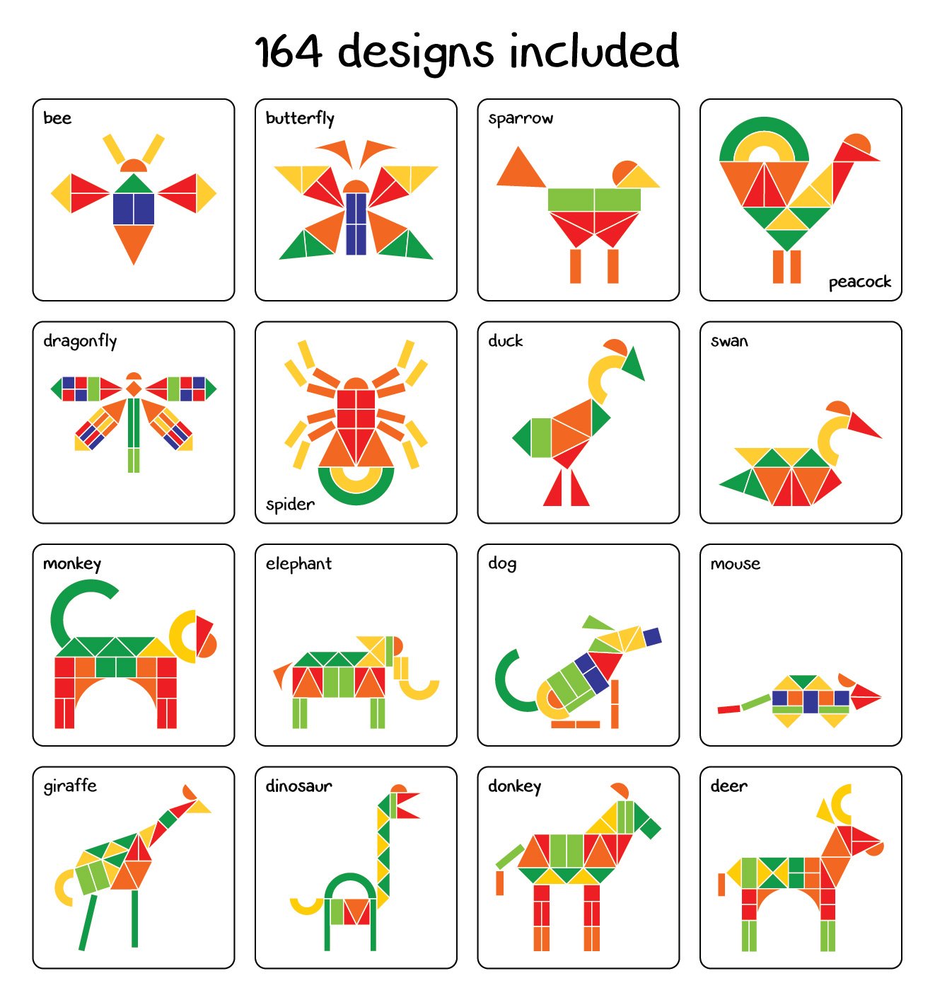 Play Panda Fun Magnetic Shapes (Junior) : Type 2