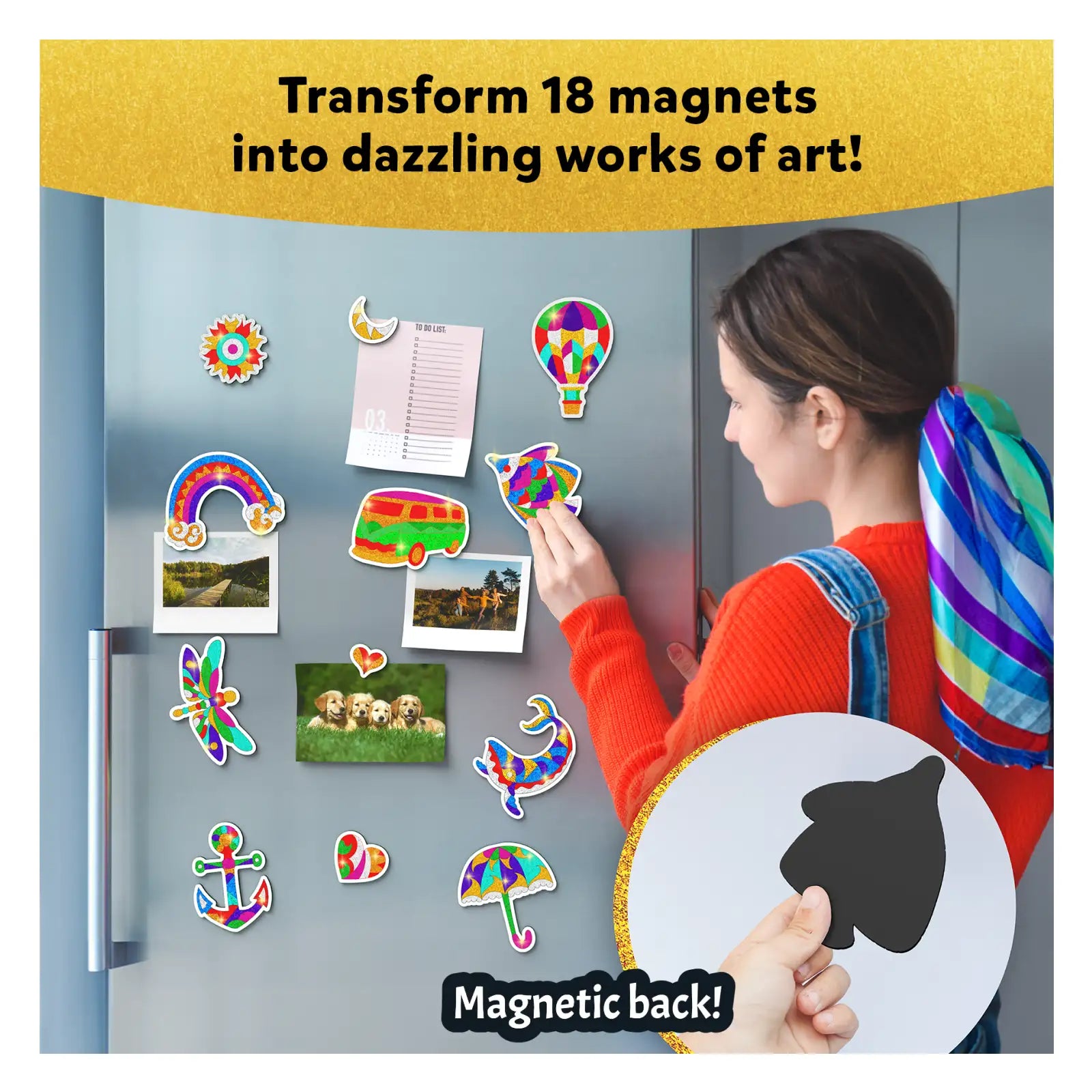 Skillmatics Foil Fun Foil Fun Pretty Patterns | No Mess Art Kit | Ages 7+| Multicolor