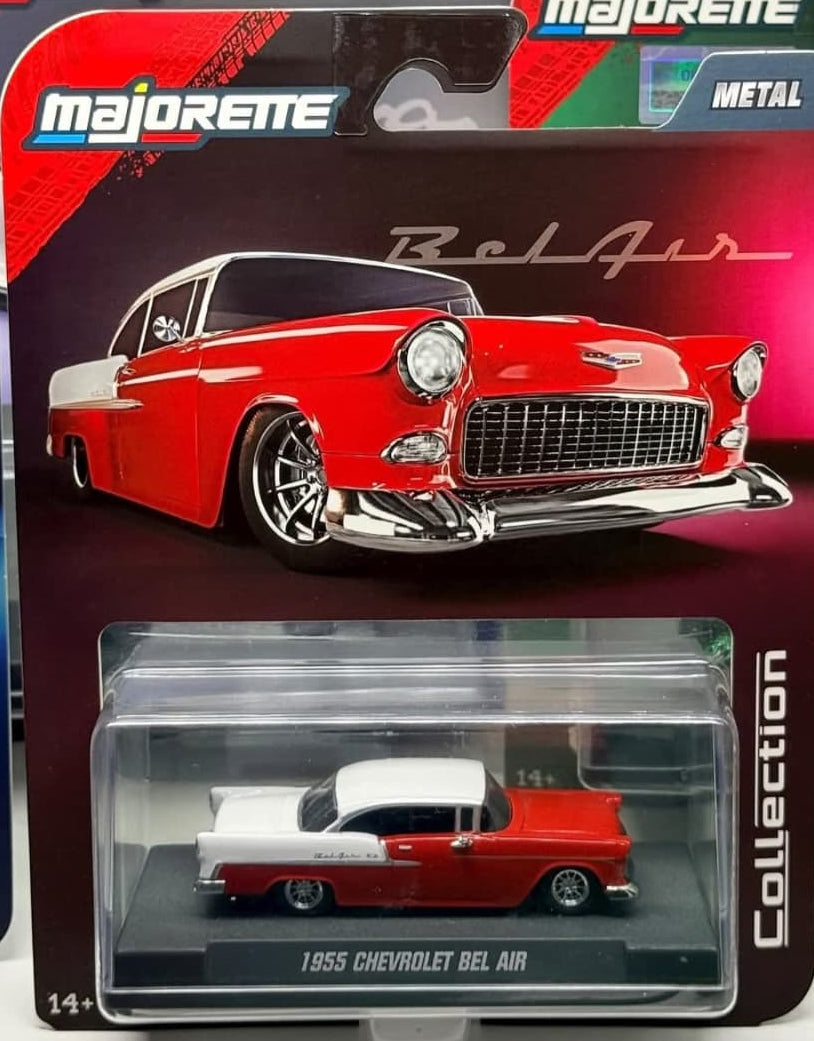 Majorette - Collector Edition - 1955 Chevrolet Bel Air - Red-White - New Edition