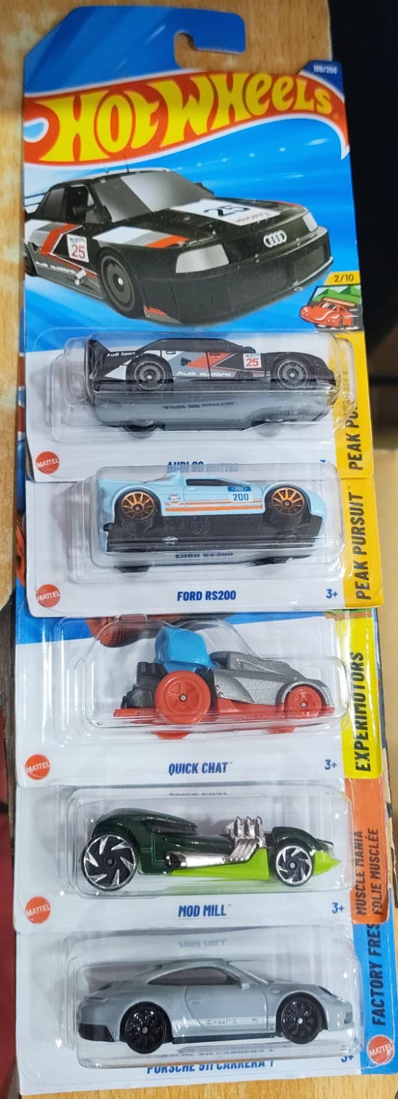 Hot Wheels Mainline - Combo Pack of 5 Cars - Mix Case 4