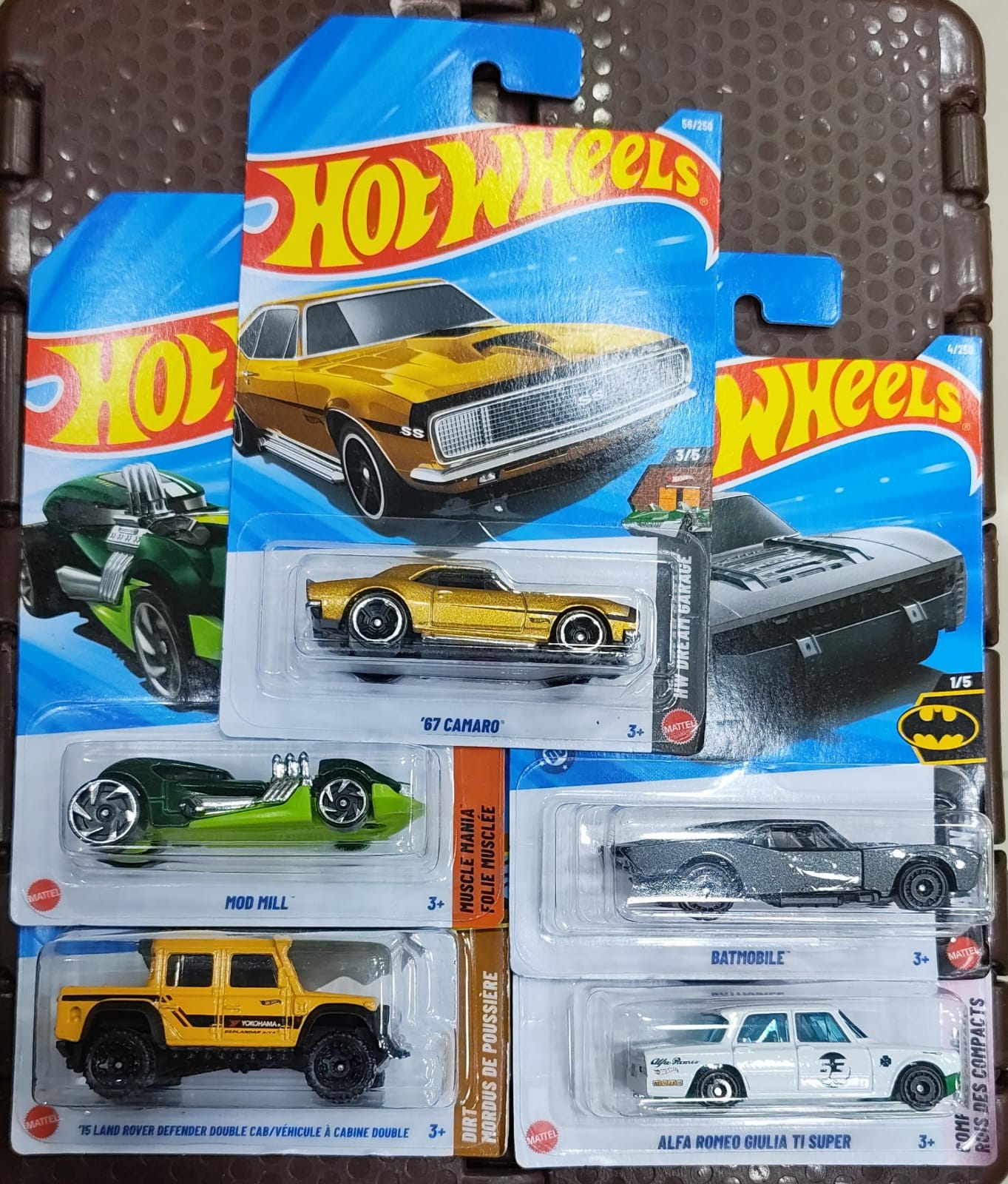 Hot Wheels Mainline - Combo Pack of 5 Cars - A Case 2026 - Long Card