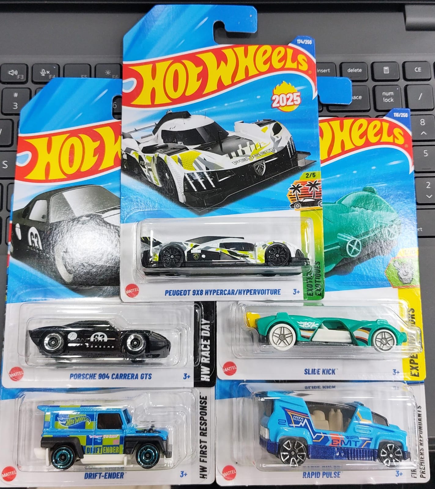 Hot Wheels Mainline - Combo Pack of 5 Cars - Long Card - M Case 2025