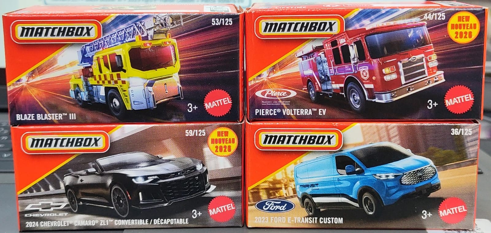 Matchbox Mainline - Combo Pack of 4 Cars - DNK70 - 003