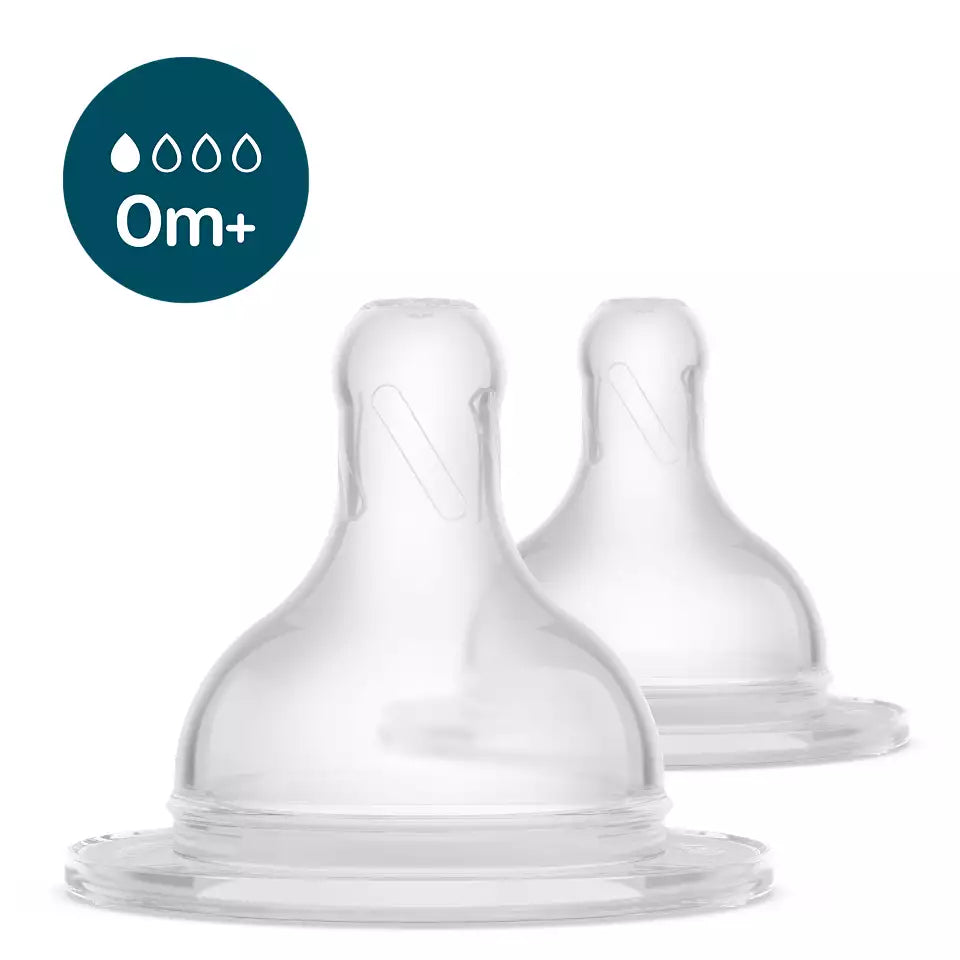Philips Avent (0M+) Essential Bottle Double teat | SCF095/01 | 2 pcs ( Cordlife )