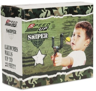 Speed Up Aim And Shoot Sniper With Launcher And Balls for Kids