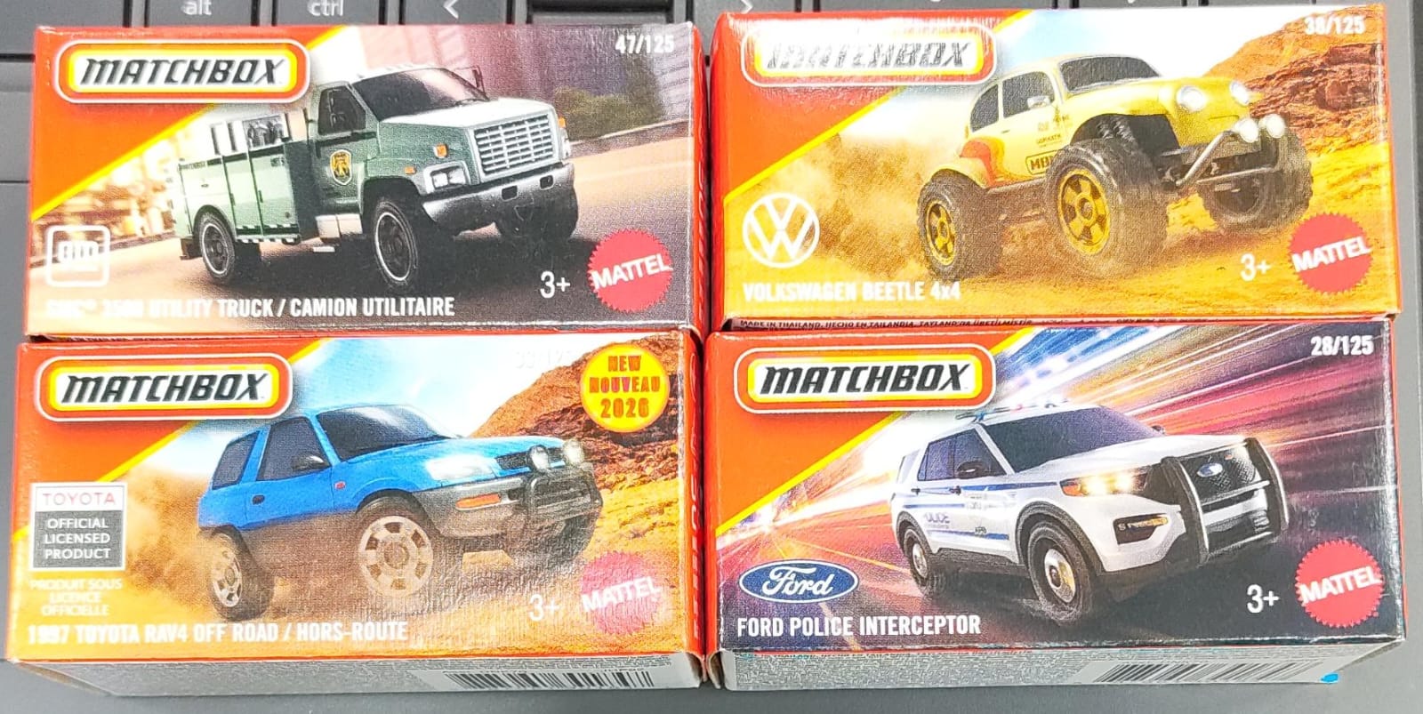 Matchbox Mainline - Combo Pack of 4 Cars - DNK70-2