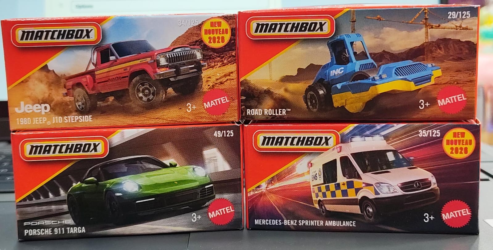 Matchbox Mainline - Combo Pack of 4 Cars - DNK70 - 003