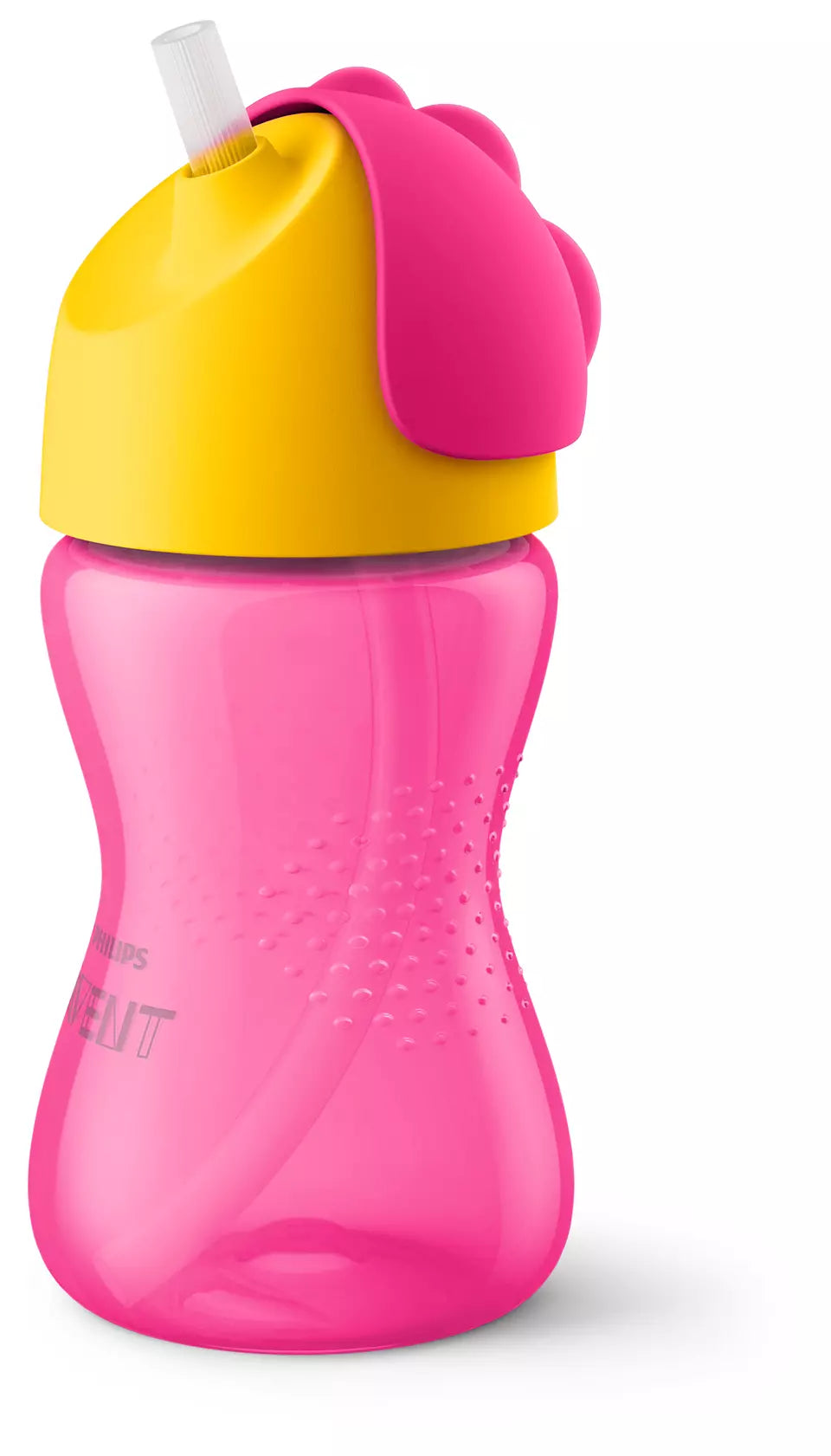 Philips Avent (12M+) Straw Cup | Pink, Plastic | SCF798/00 | 300 Ml 10oz