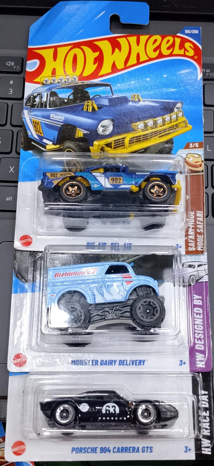 Hot Wheels Mainline - M Case (2025) - Combo Car 3 Pcs - Long Card