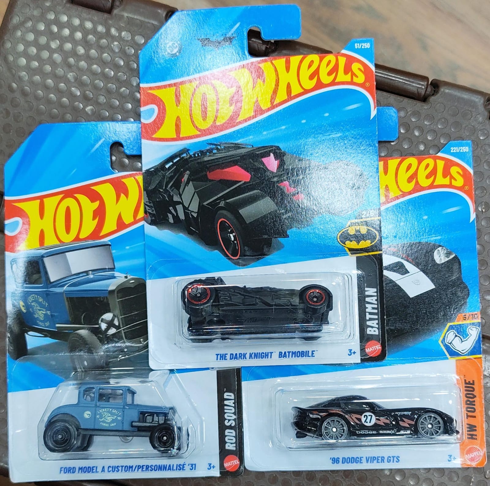 Hot Wheels Mainline - Pack of 3 Cars - Combo Cars Set