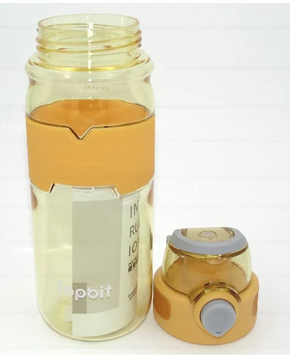 Plastic Bottle - 600ml | Leakproof, Durable, Non-Toxic Water Bottle with Measure Scale