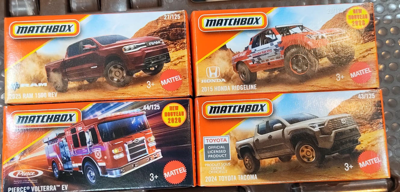 Matchbox Mainline - Combo Pack of 4 Cars - DNK70 - 005