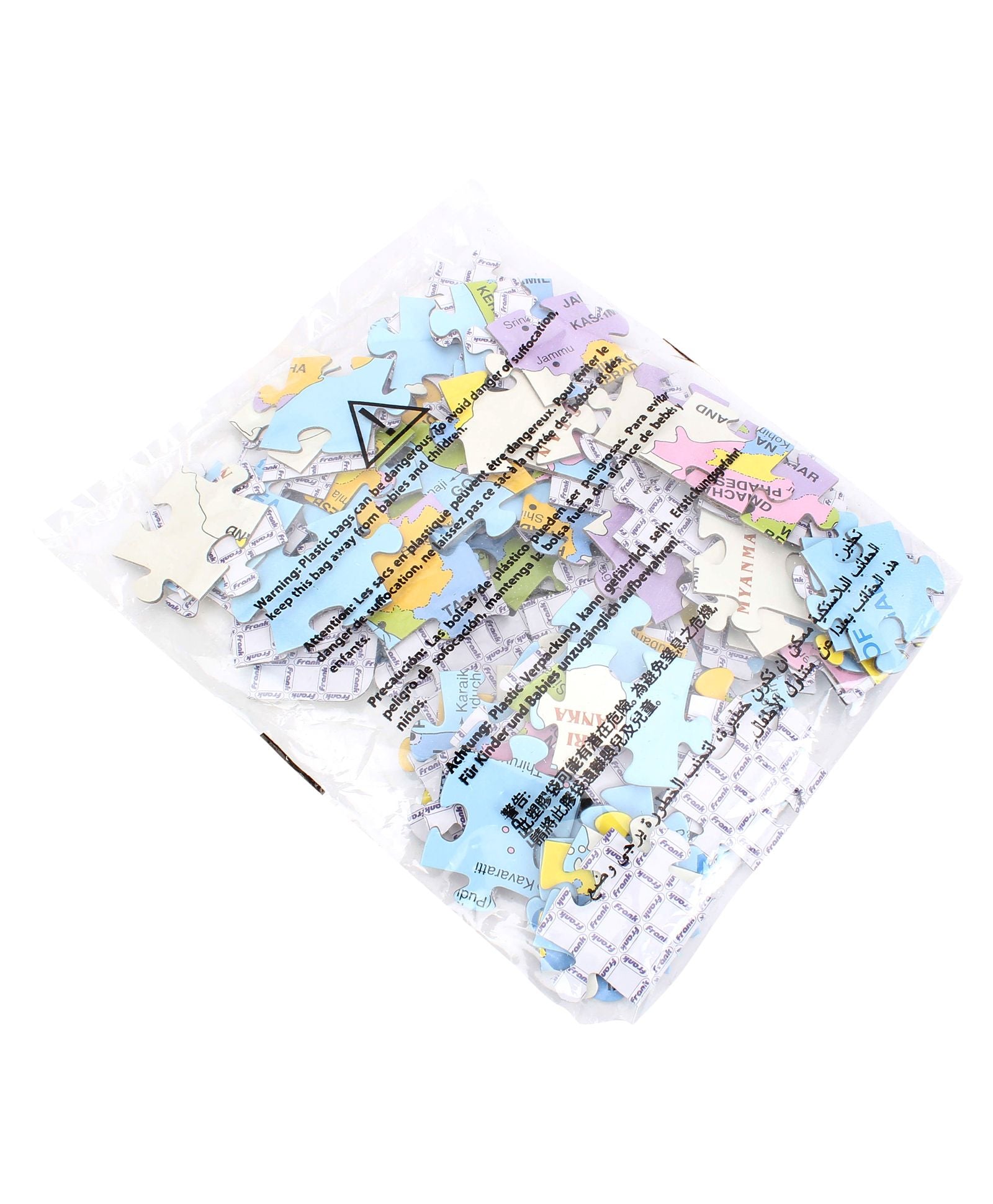 Frank India Map Jigsaw Puzzle - 108 Pieces