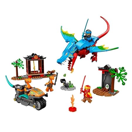 LEGO 71759 Ninja Dragon Temple Building Kit - 161 Pieces - Multicolor