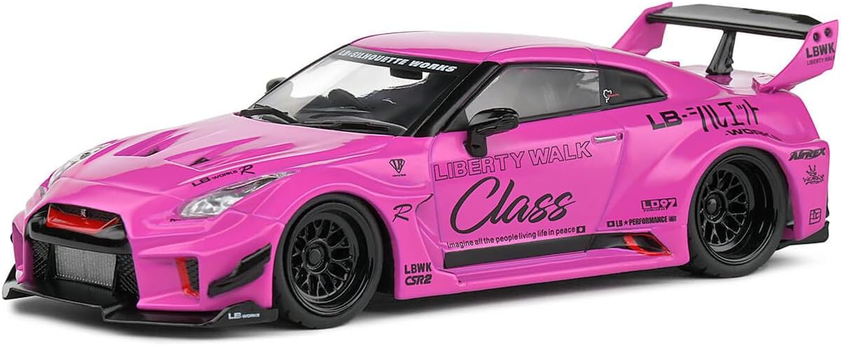 1:43 Nissan GTR35 LBWK Silhouette Purple 2019 - Scale 1:43 - Solido