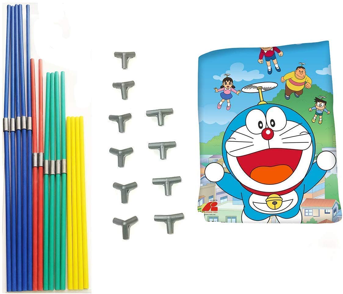 ITOYS Kid's Jumbo Size Extremely Lightweight Waterproof Spiderman & Doraemon Kids Play House Tent for 2-Year-Old Girls and Boys