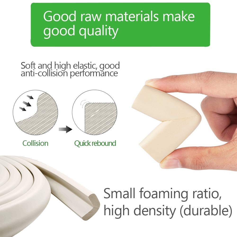 Baby Safety Protection Strip - Table Desk Edge Guard & Corner Protector with 3M Tape - Assorted