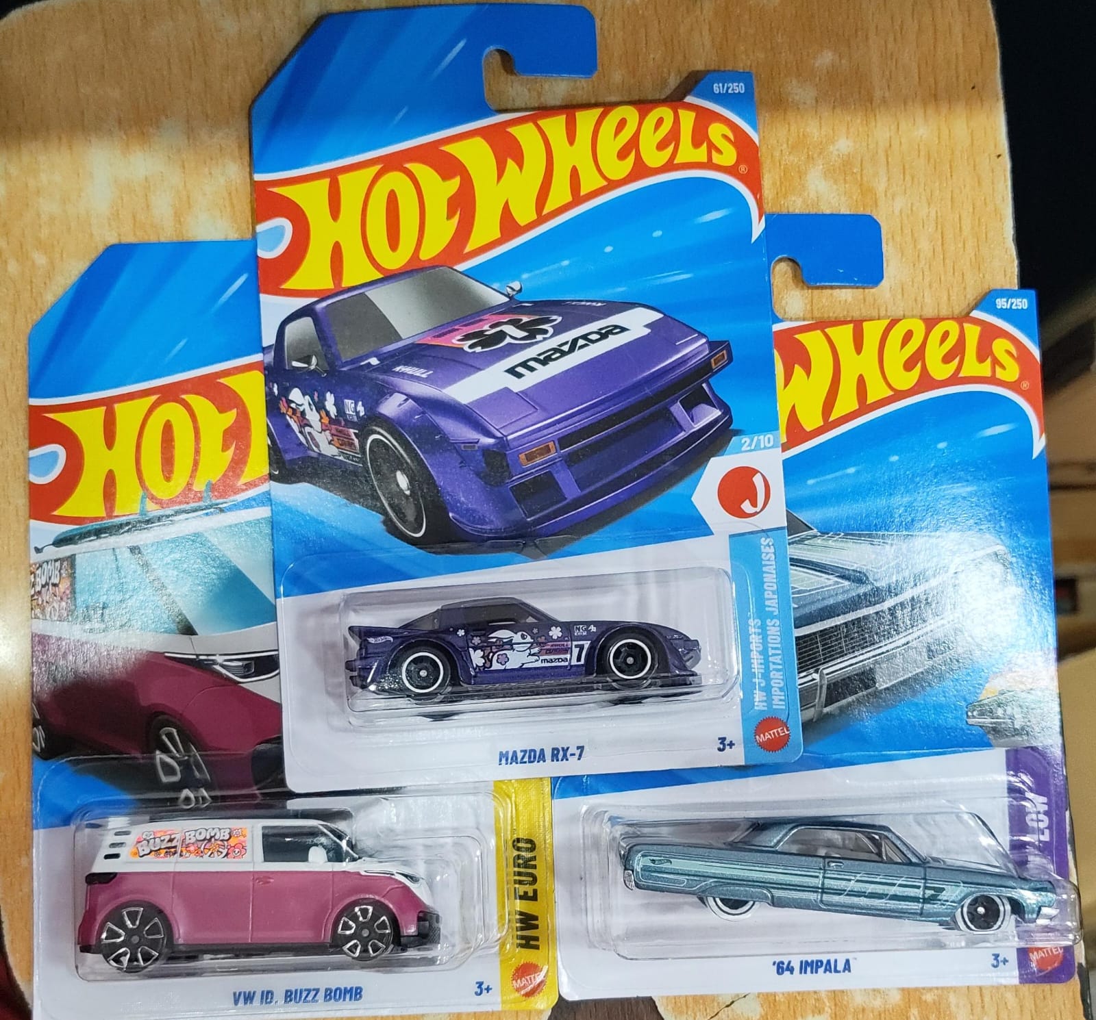 Hot Wheels Mainline - D Case 2026 - Combo Pack of 3 Cars