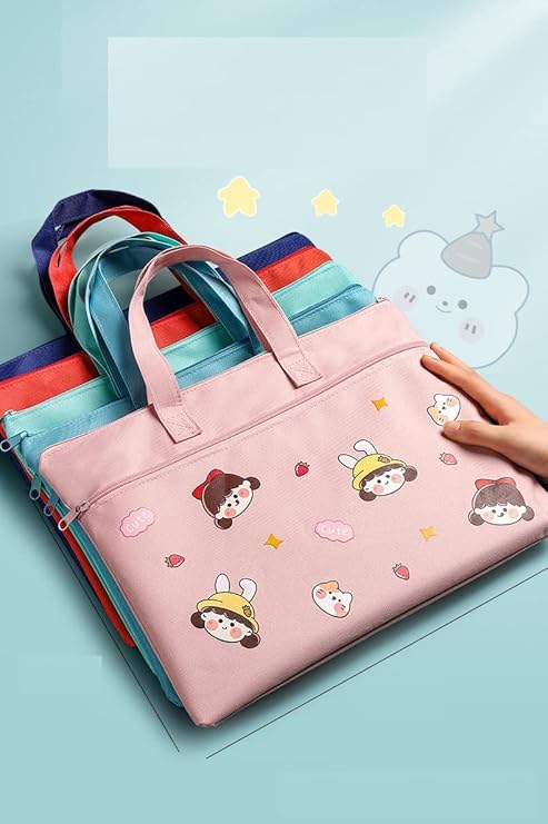 Cute Hand Bag for Women & Students – Multipurpose Document Bag, Orthopedic Lightweight School & Office Documents Bag, Travel Bag, Picnic Bag