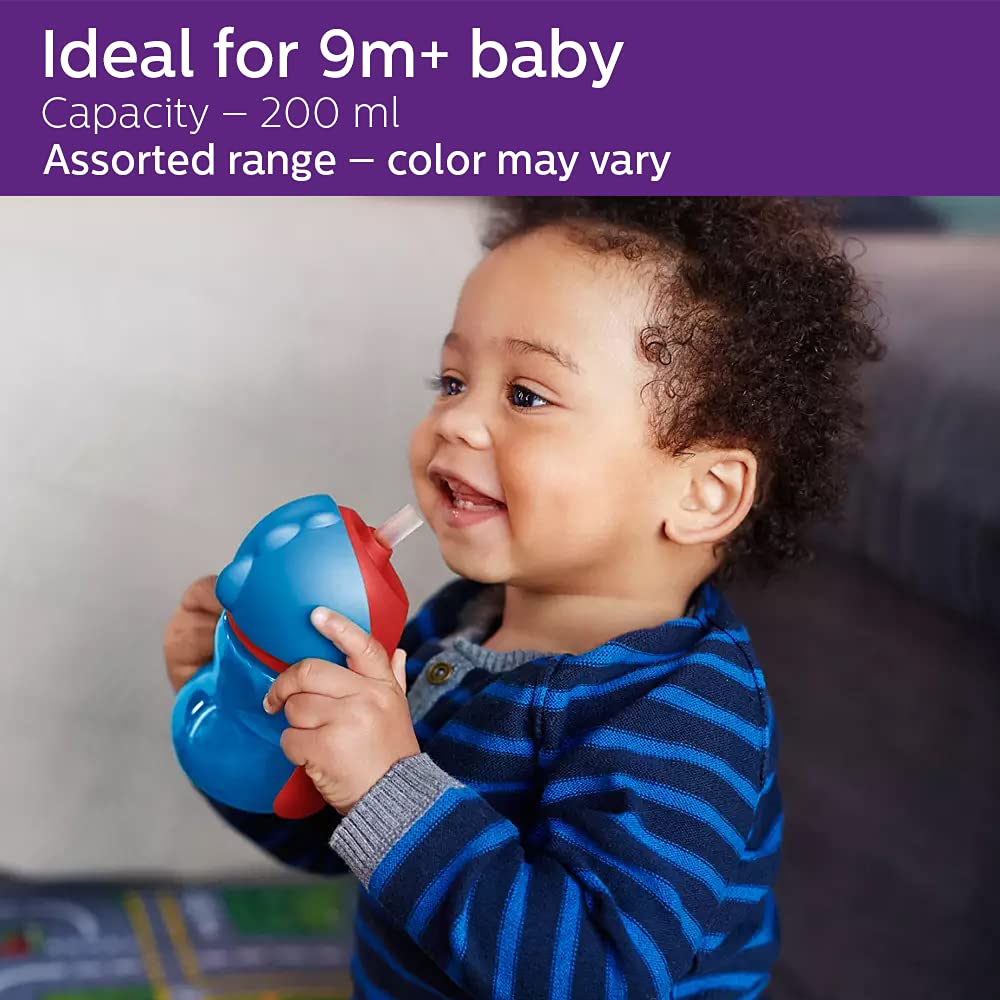 Philips Avent (9M+) Aven Straw Cup | Assorted Color | 200Ml 7oz