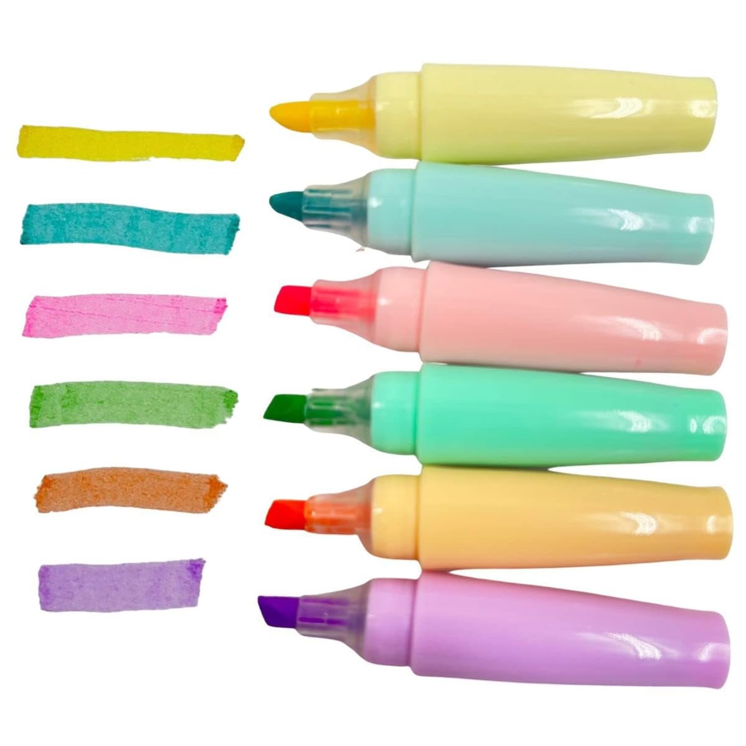 Mini Highlighters | Chisel Marker Pen Hi-lighter for School Supplies, Stationery Items