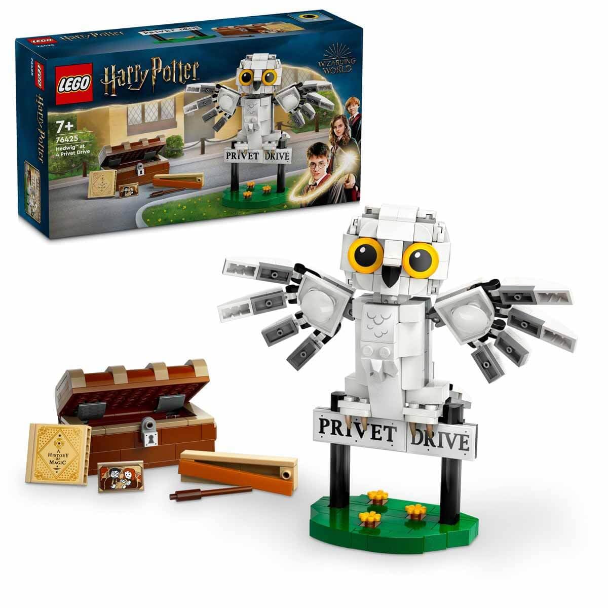 LEGO Harry Potter Hedwig at 4 Privet Drive Fantasy Toy for Kids 76425