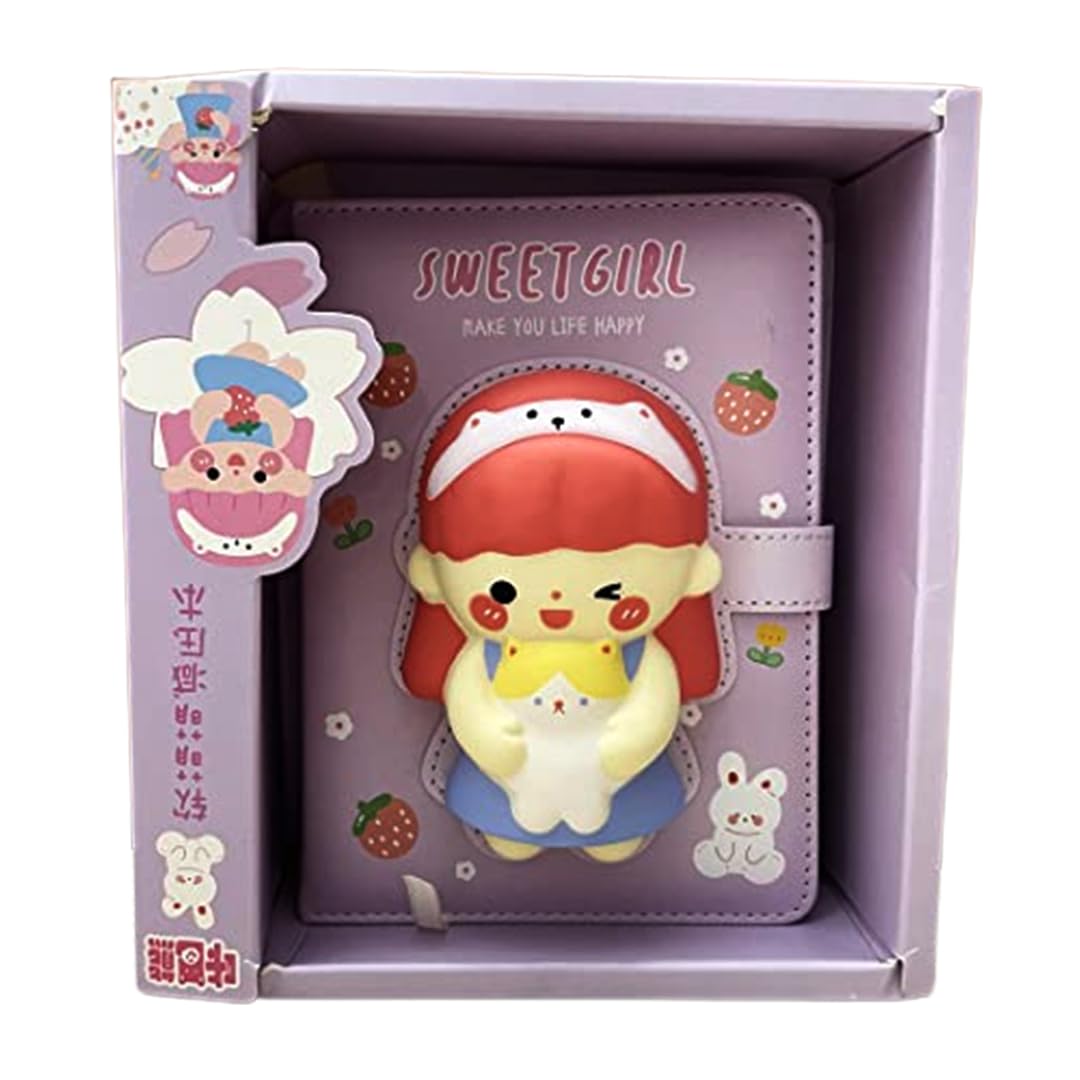 3D Squishy De-Stress Notebook Diary for Kids