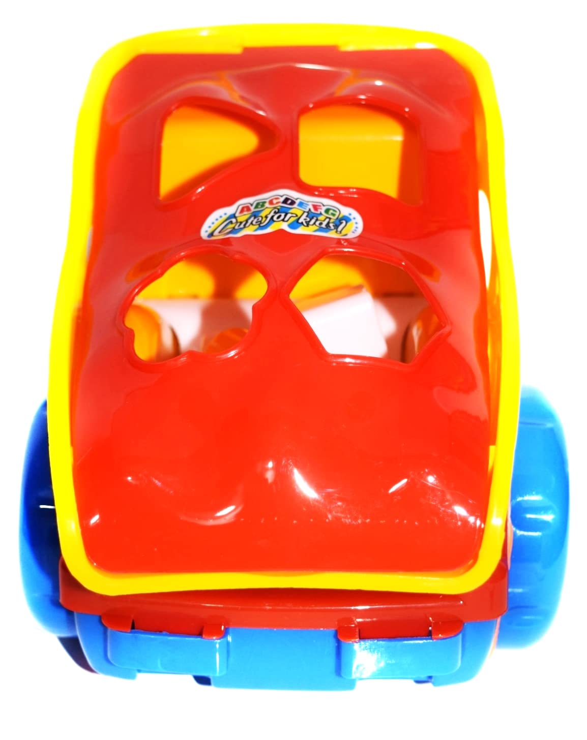 4D Toys Dump Truck Dumper Friction Vehicle Toy with Shape & Sorter for Kids