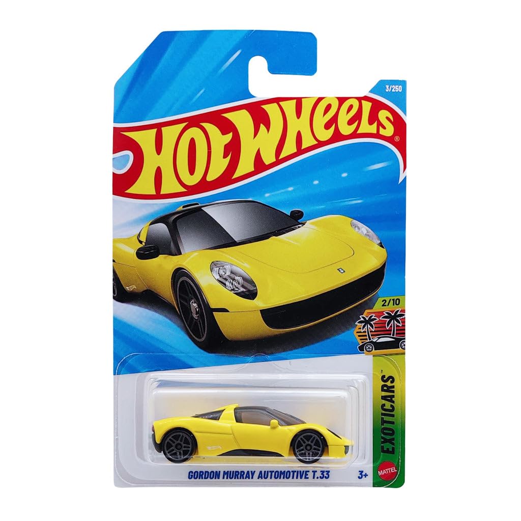 Hot Wheels Mainline - Gordon Murray Automotice T.33 - Yellow - Imported Edition