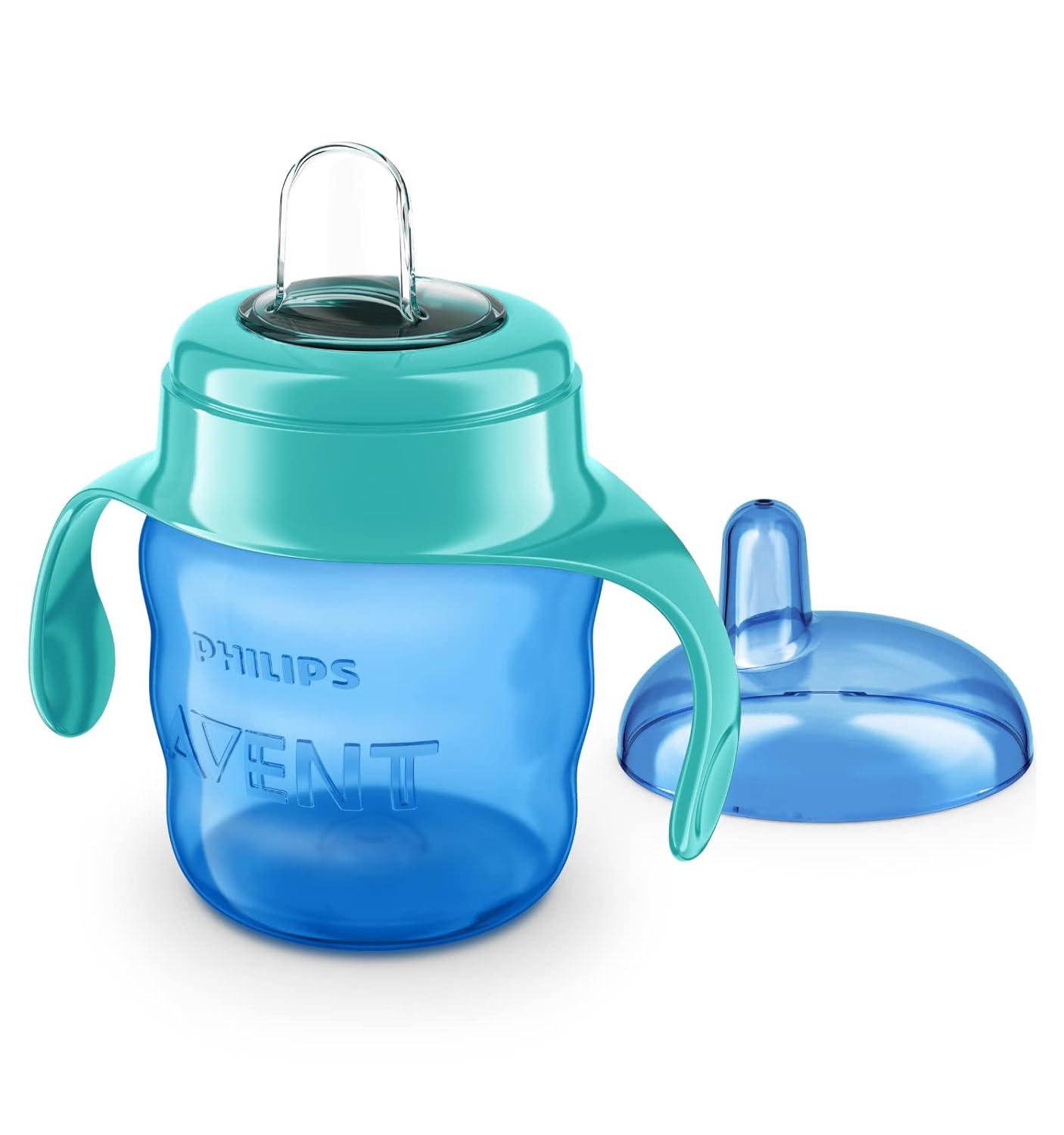 Philips Avent (6M+) Classic Soft Polypropylene Spout Cup | Green/Blue | SCF551/05 | 200ml