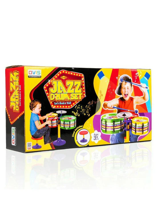 Ratnas Jazz Drum Set - Multicolor