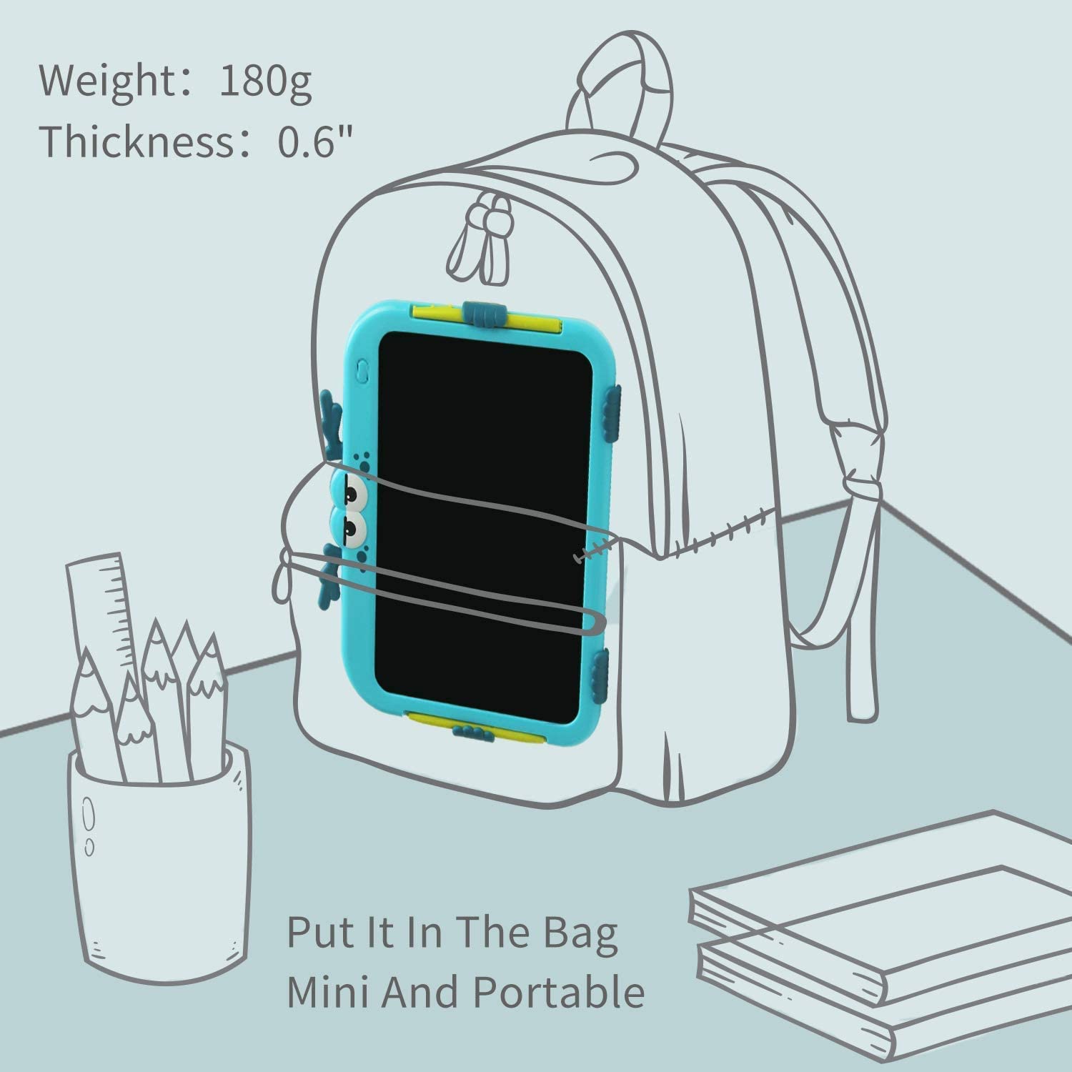 LCD Writing Tablet Kids Toys | 10.5 Inch Doodle Board Drawing Pad | Early Educational Learning Toys for Kids | Erasable Electronic Board Gift for Ages 3-8 Years