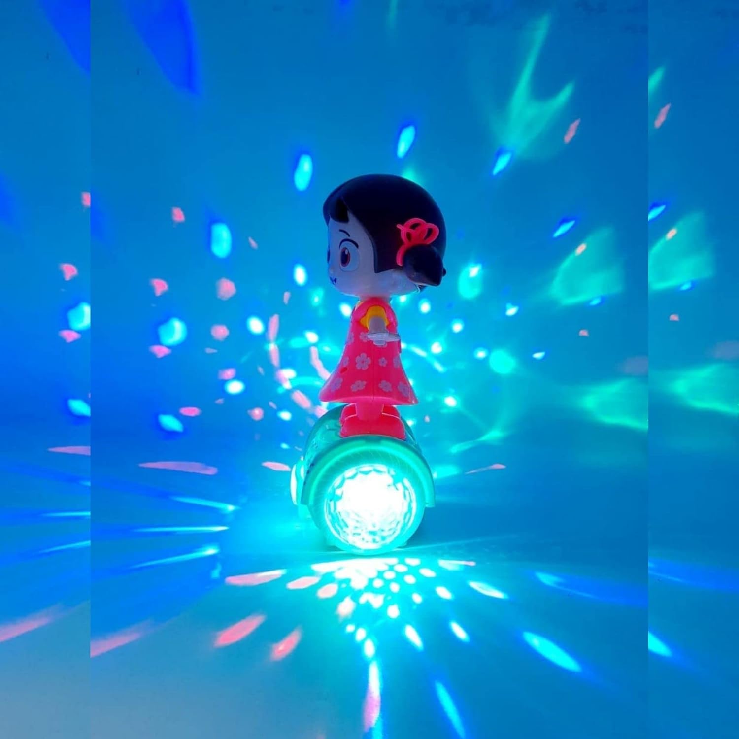 Fashion Girl Musical Dancing Girl 360 Degree Rotating with 5D Light and Musical Sound Activity Kids