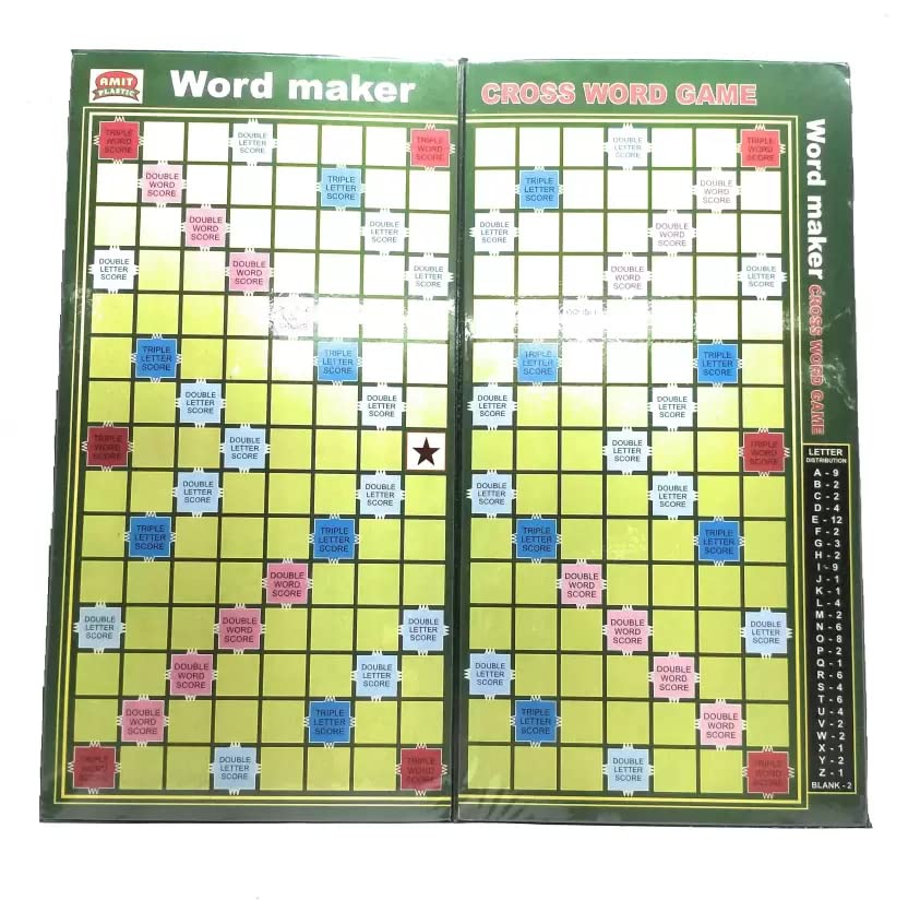 Kids Game Word Maker play Creative Word Maker Educational Board Game for 2 to 4 Players