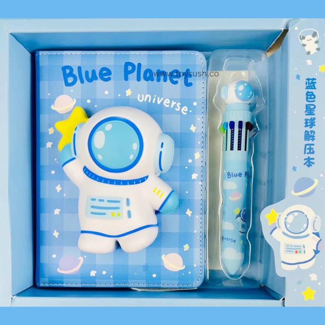 3D Squishy De-Stress Notebook Diary for Kids