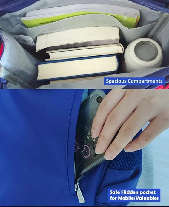 Kawaii-Q Accessories Space Rocket Astronaut Theme Multipurpose Bags – Activity Bag for Kids, Waterproof Sling Bag