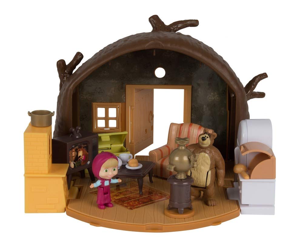 Simba Masha and the Bear: Bear’s House Playset Toys for Kids