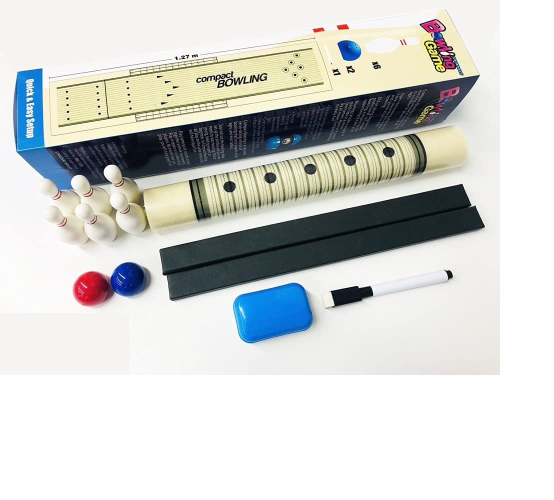 Desktop Bowling Game for Kids – Finger Bowling Game Set for Kids (Multicolor)