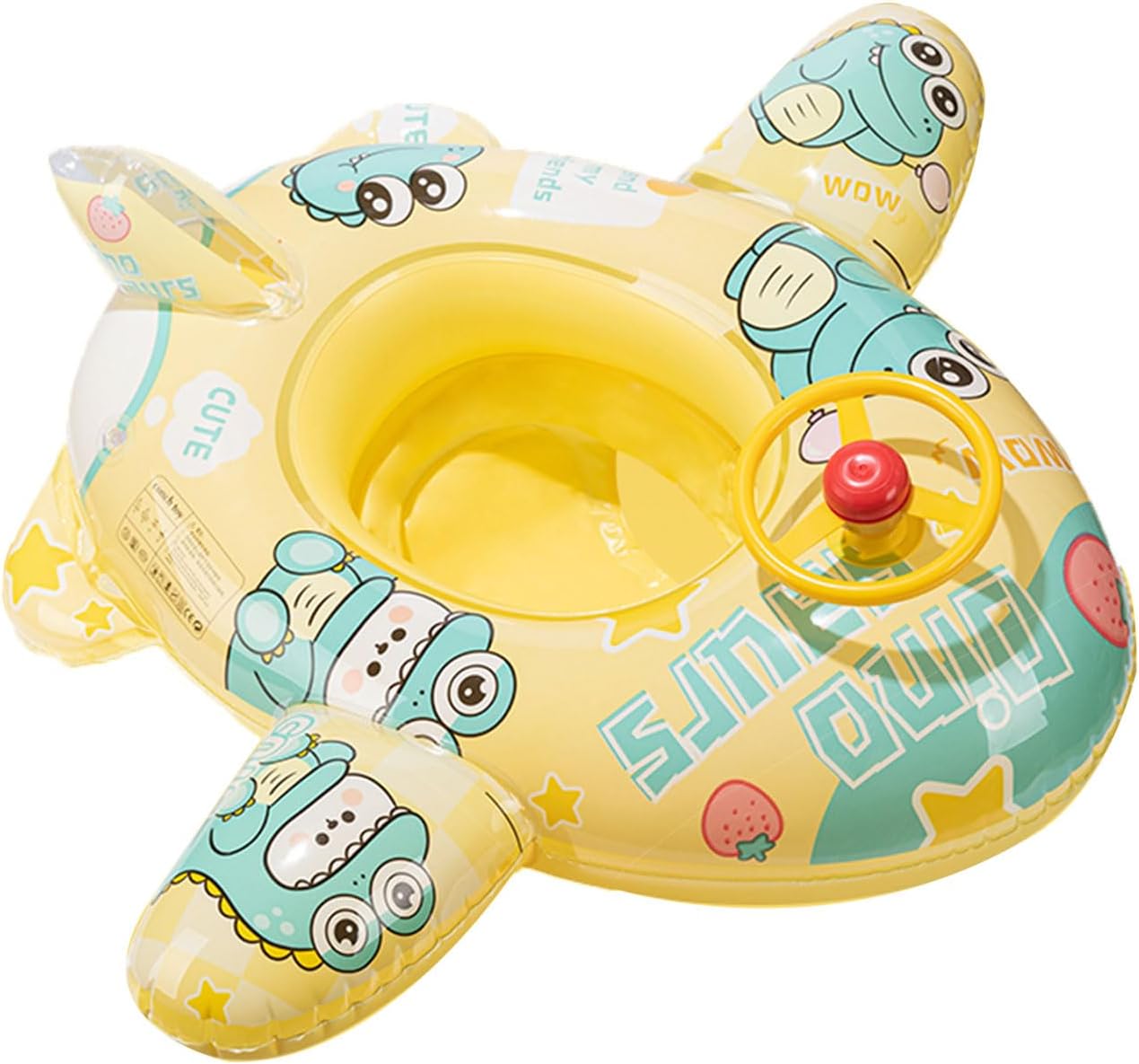 Swim for Toddlers, Safe to Use Pool Swim Rings Crash‑Resistant PVC Material for Children for Swimming - Assorted Themed and Color