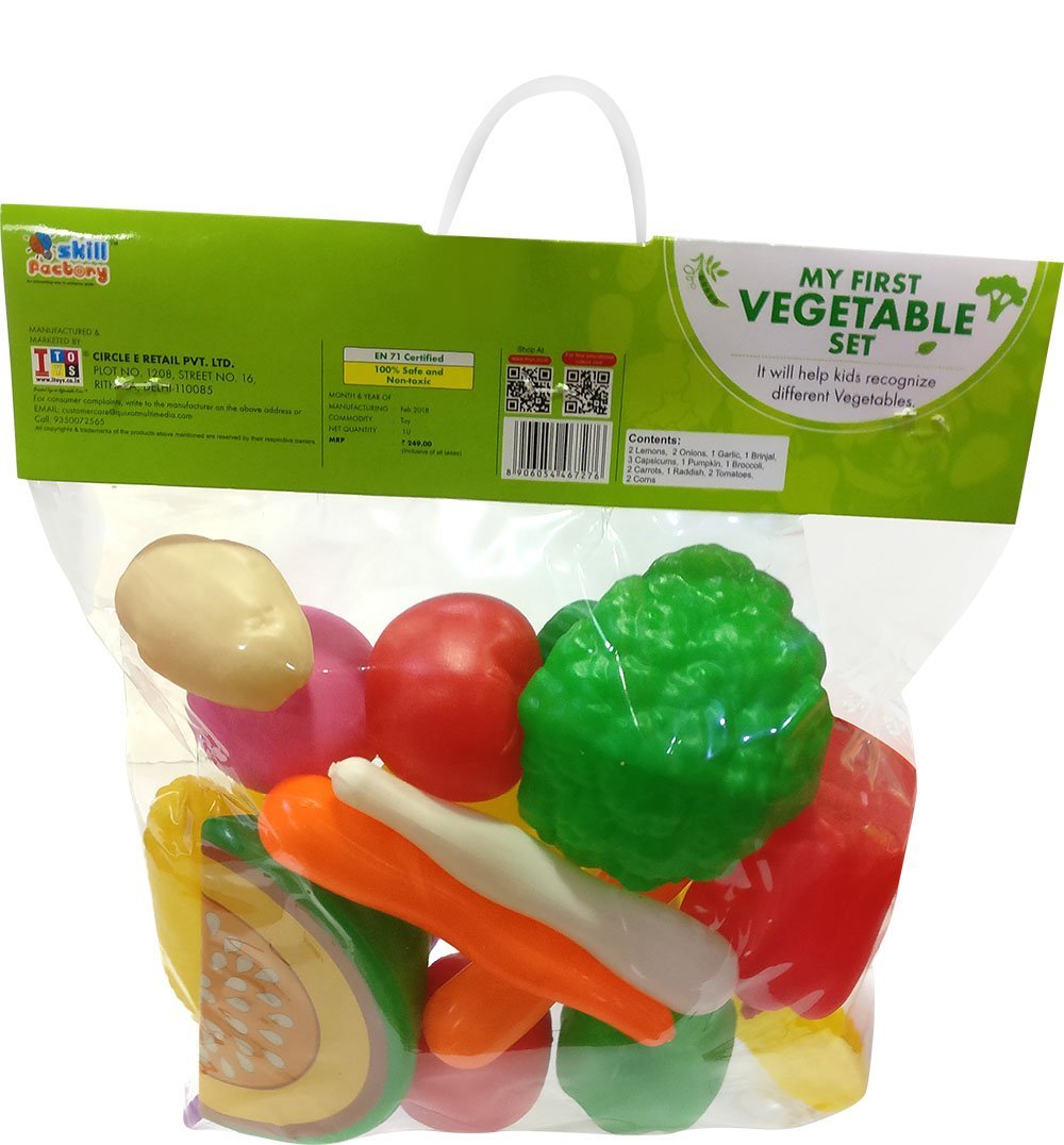 Itoy’s Vegetable Set of 18 Pieces for Kids, Multicolor