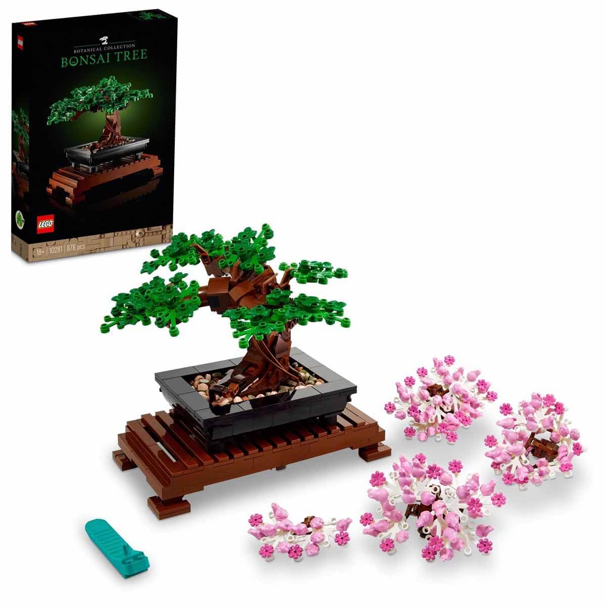LEGO Bonsai Tree 10281 Building Kit, a Building Project to Focus The Mind with a Beautiful Display Piece to Enjoy