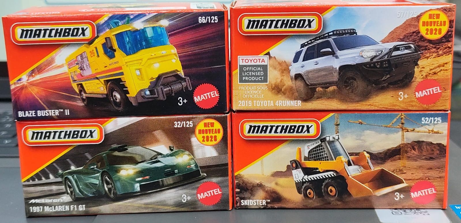 Matchbox Mainline - Combo Pack of 4 Cars - DNK70 - 001