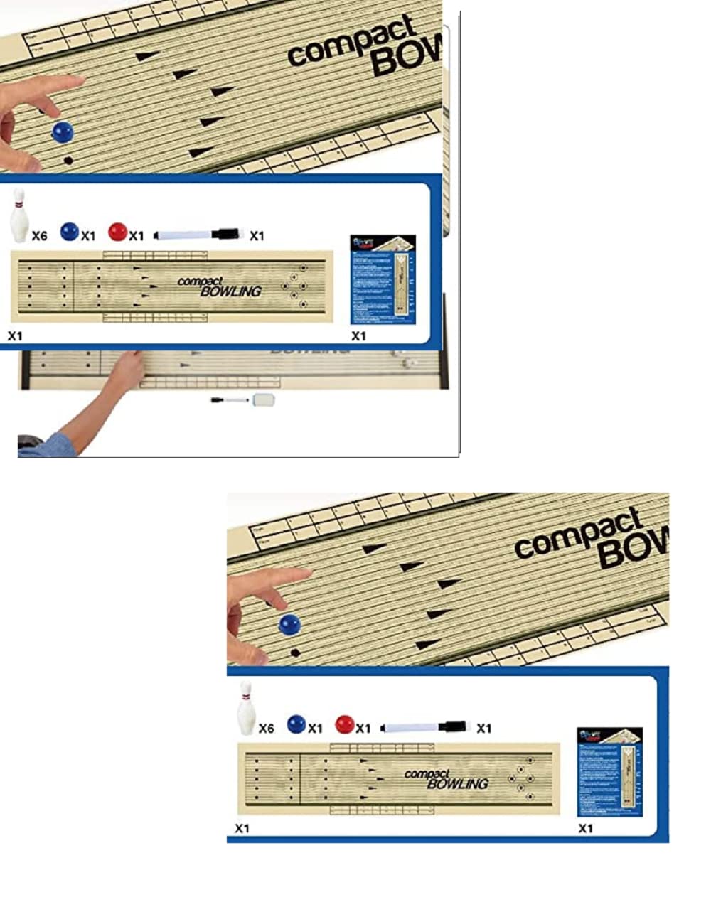 Desktop Bowling Game for Kids – Finger Bowling Game Set for Kids (Multicolor)