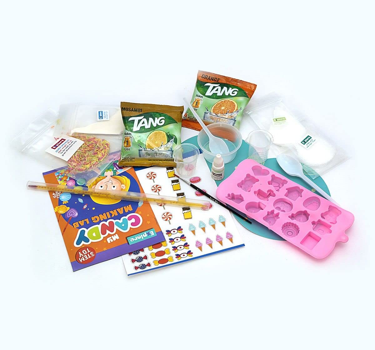 Eksploe Educational DIY STEM Learner - My Candy Making Lab Science Kit Activity Toy for Kids (Age 8+)