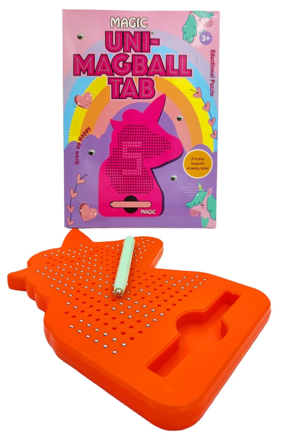 Unicorn Magnetic Board for Kids | Magna Board with Stylus | Fun Unicorn Magball Tab for Kids | Educational Unicorn Magna Board
