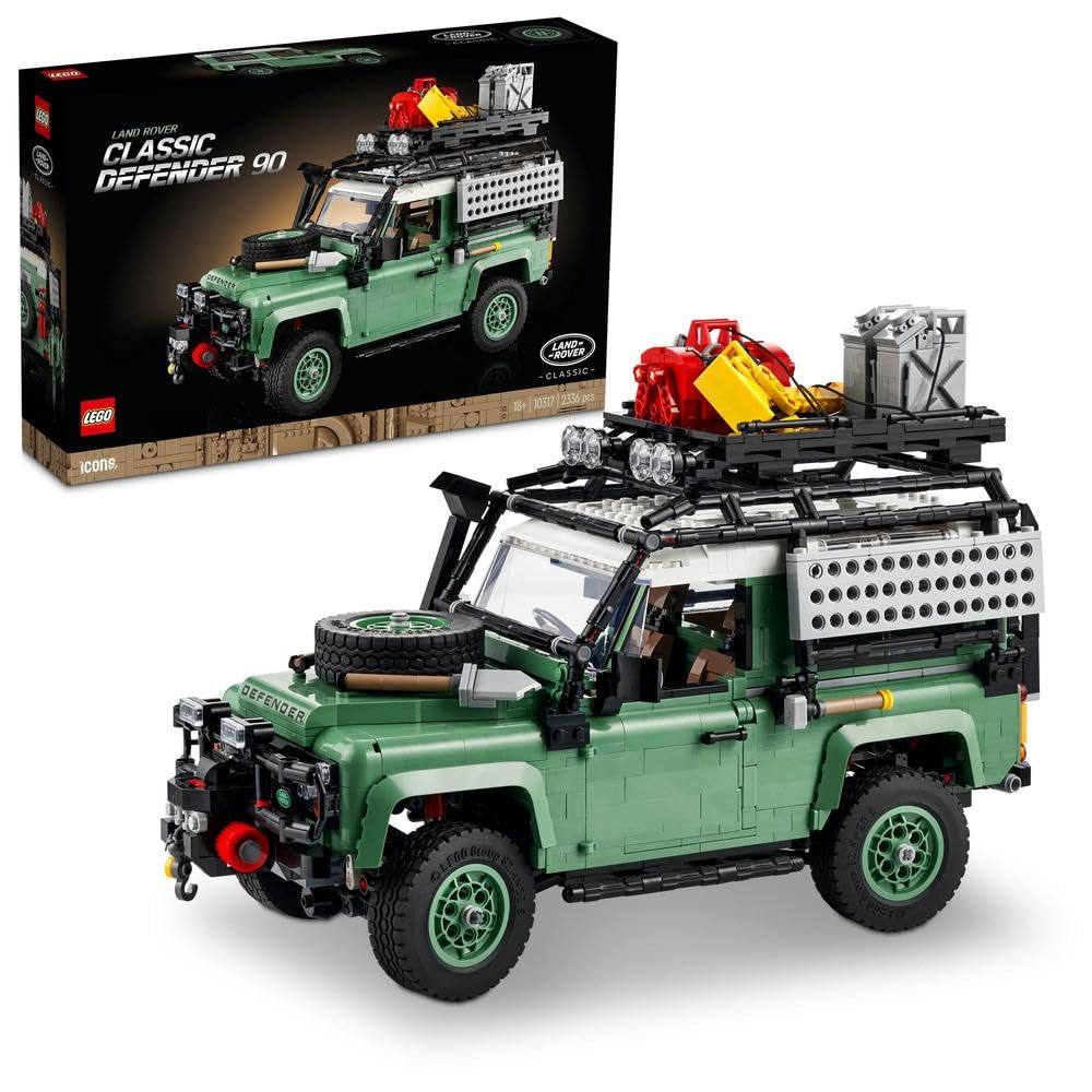 LEGO Icons Land Rover Classic Defender 90 | 10317 Building Kit | 2,336 Pieces | Multicolor