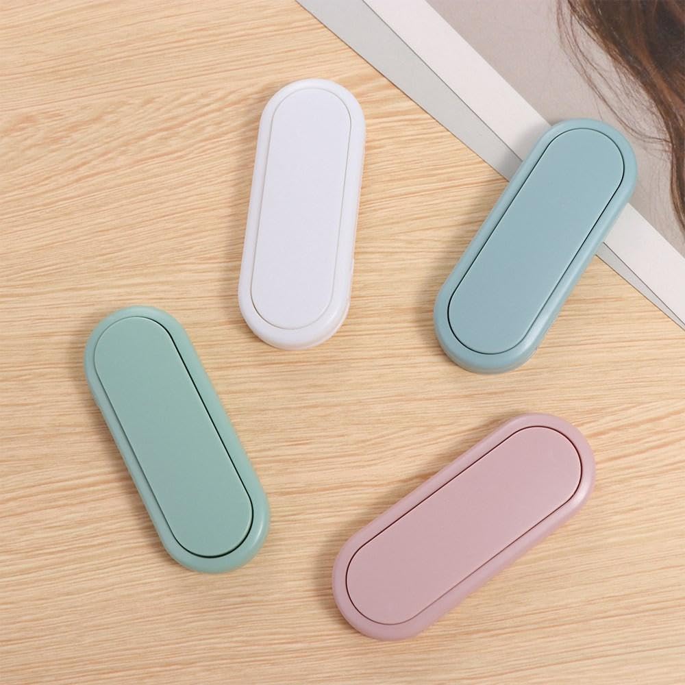 Baby Safety Multifunction Locks with Dual Adhesive Tape - Childproof Cabinets, Drawers, Appliances, Toilet Seat, Fridge - 2 Pack Contains 4 Pcs - Assorted Color
